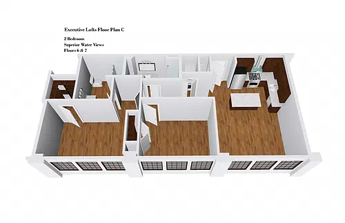 Floor plan Executive Lofts Plan C