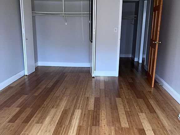 Bedroom with large closet