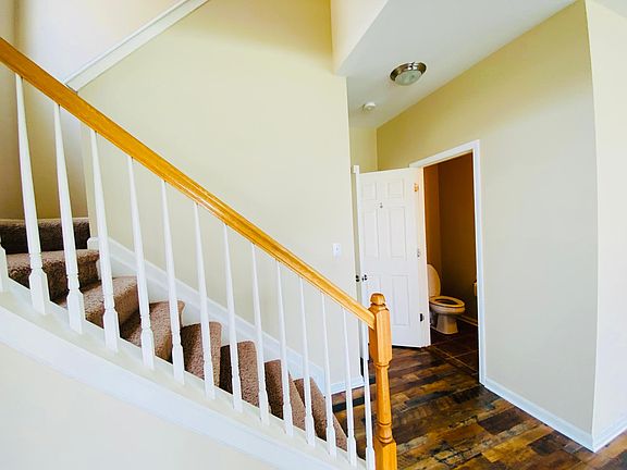 Stairs+half bath
