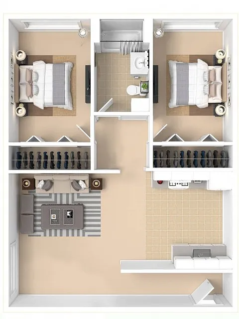 Floor plan Plan C