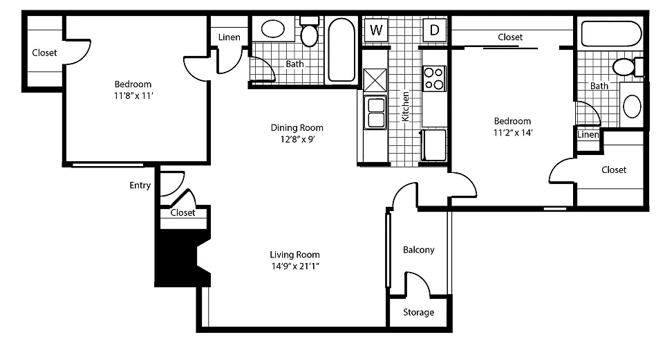 Floor plan The Aspen