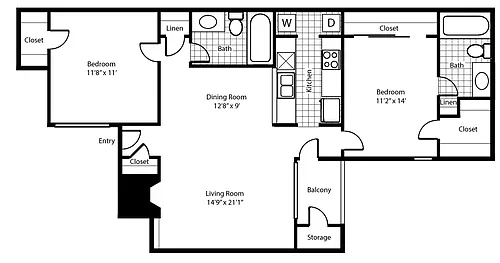 Floor plan The Aspen