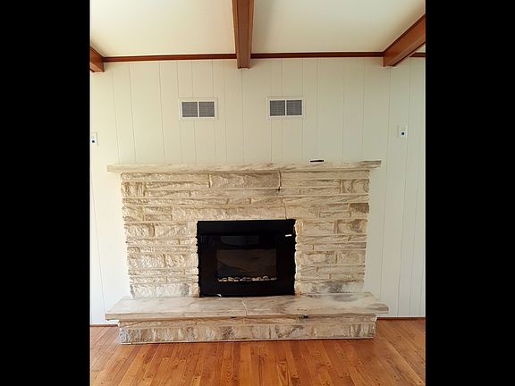 Fireplace in living room