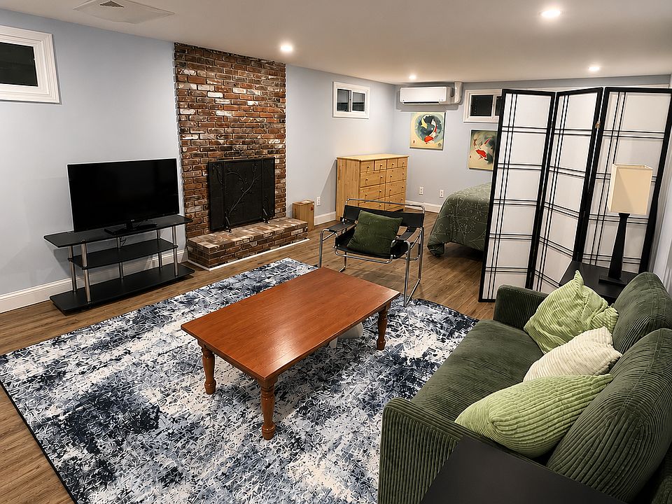 Living area (photo taken at night- is usually brighter)