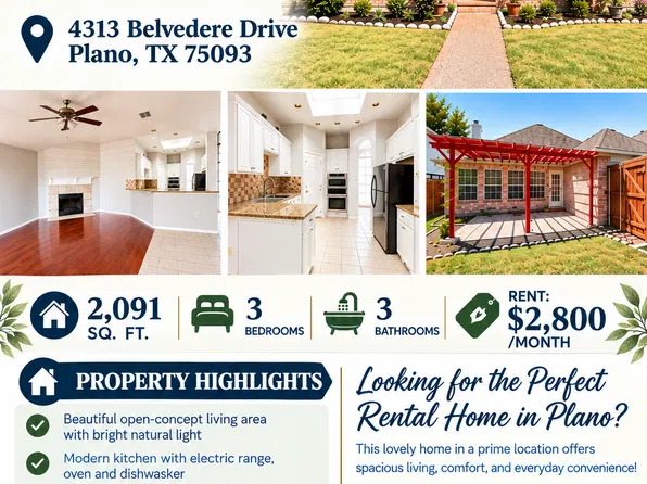 4313 Belvedere Dr, Plano, TX 75093