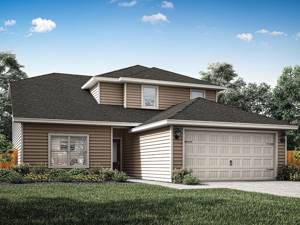 The Cypress is a one-story floor plan.