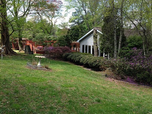 Side view of patio/pool deck