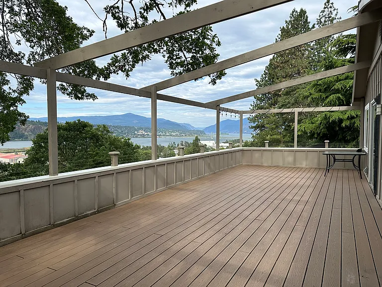 Large private deck