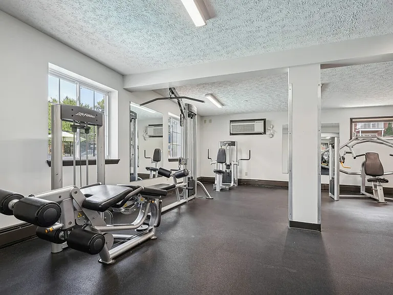 Build strength with state-of-the-art fitness equipment at University Oaks Apartments near Kent State University.