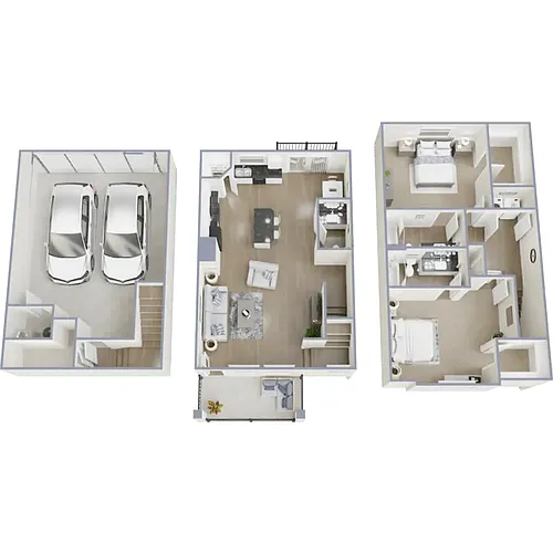 Floor plan Summerwild - 2/2.5