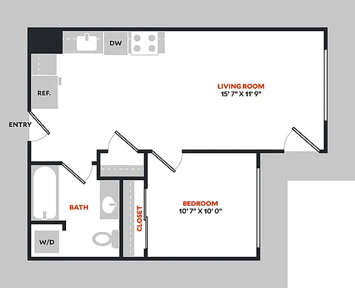 Floor plan Plan 1C
