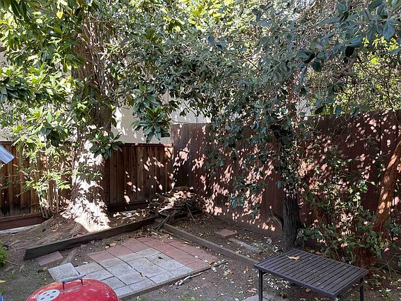 Private backyard right side