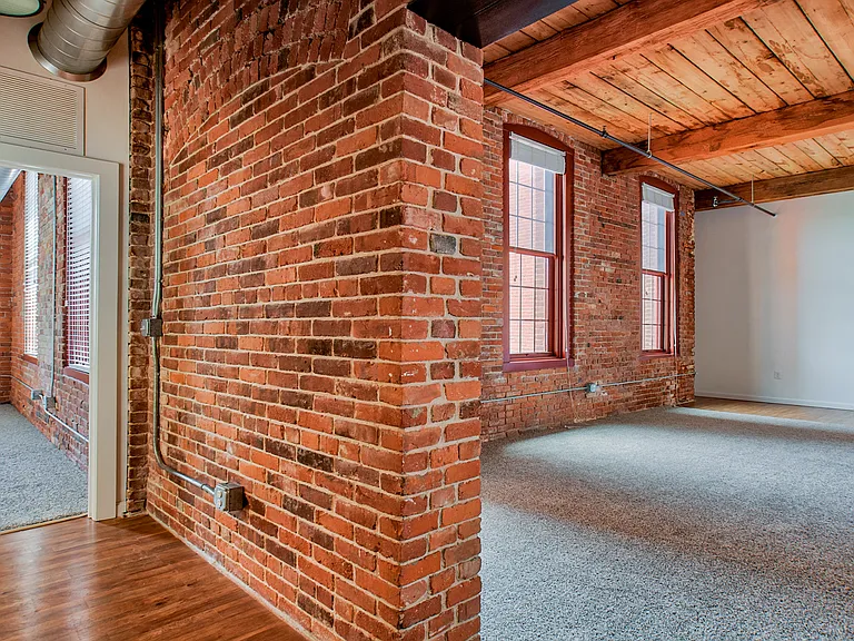 Original factory wood ceilings