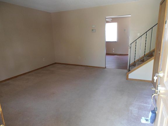 living room view from door