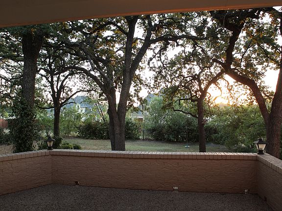 View from back porch - beautiful sunsets!