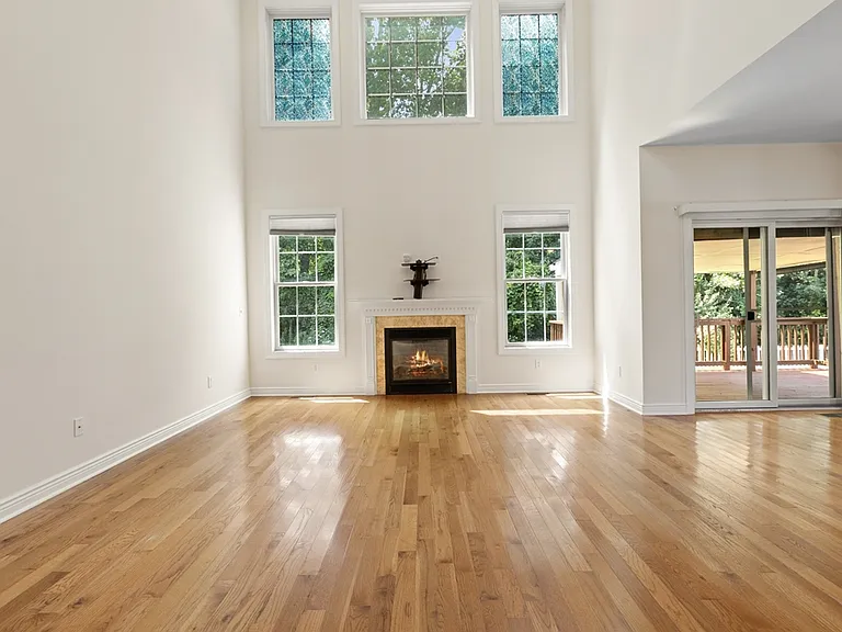Living Room and Sliders to Deck