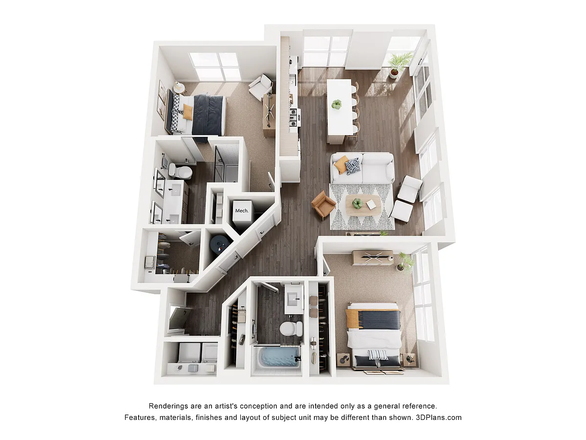 Floor plan B1 - alt