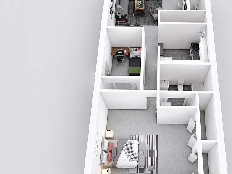 The Harbor - One Bedroom + Den + Patio The Harbor - One Bedroom + Den + Patio