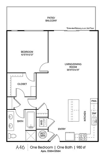 Floor plan A46