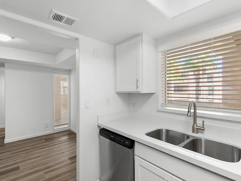 Remodeled Kitchens include Soft Close Custom Cabinets and Quartz Cabinets. Deep Stainless Steel Sinks, and Kitchen Windows. Stainless Steel Appliances.