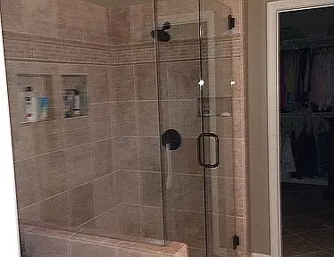 Close Up of Master Walk In Shower