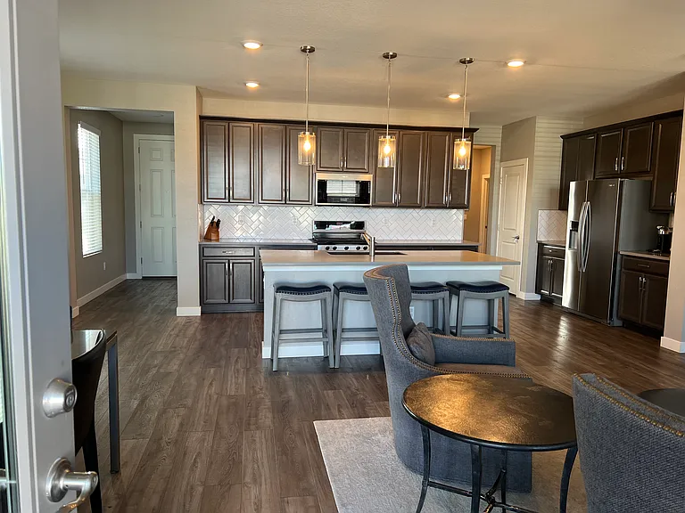Large gourmet kitchen