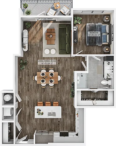 Floor plan A24