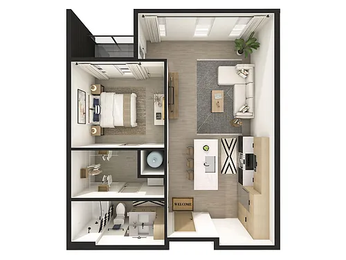 Floor plan Boone 1.1