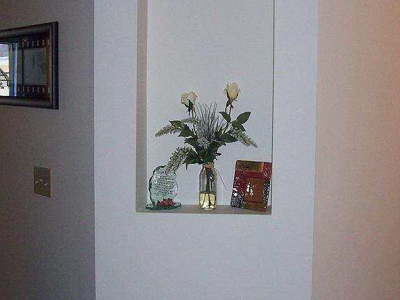 Architectural cut outs in the wall