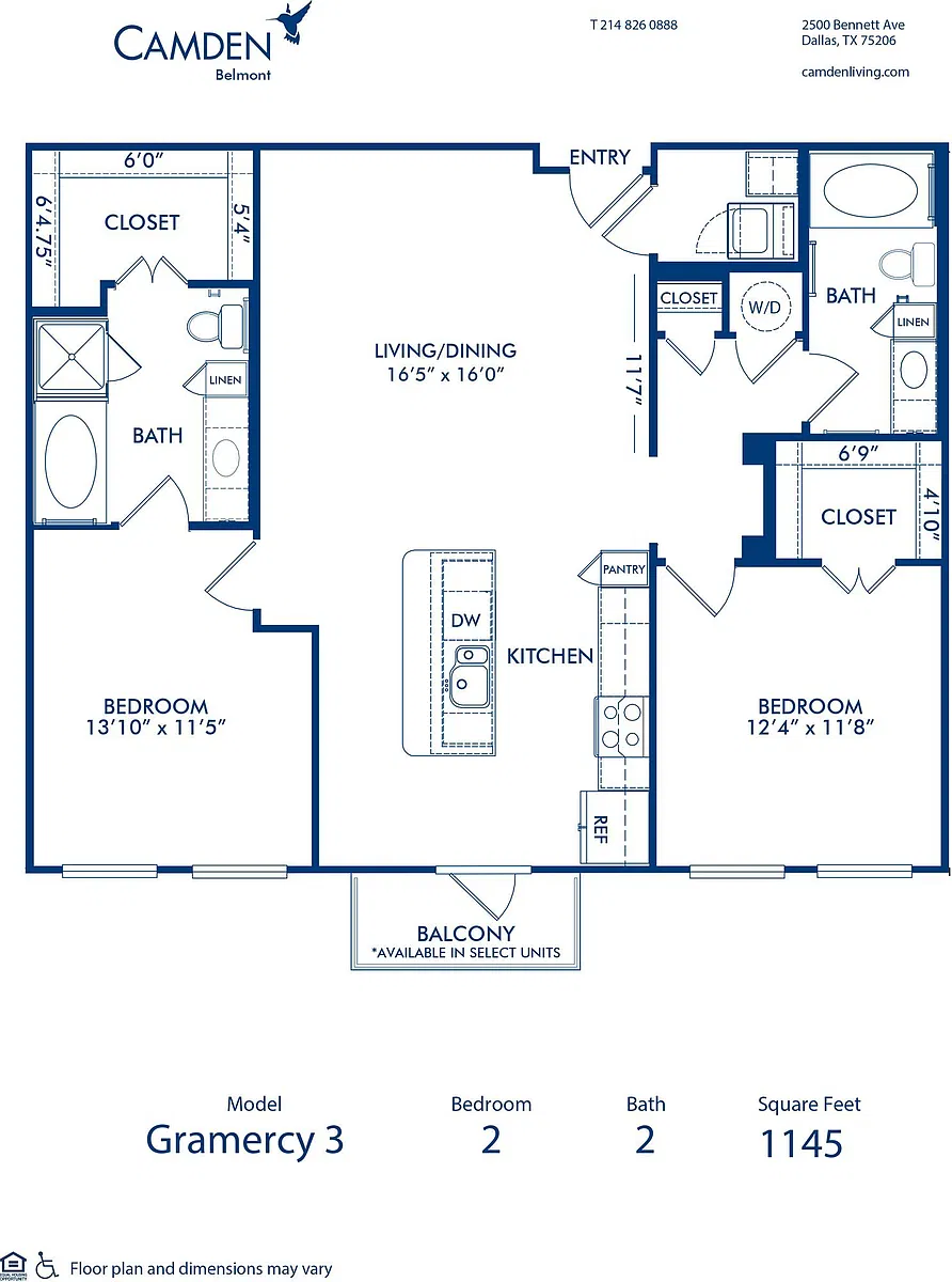 Floor plan Gramercy 3