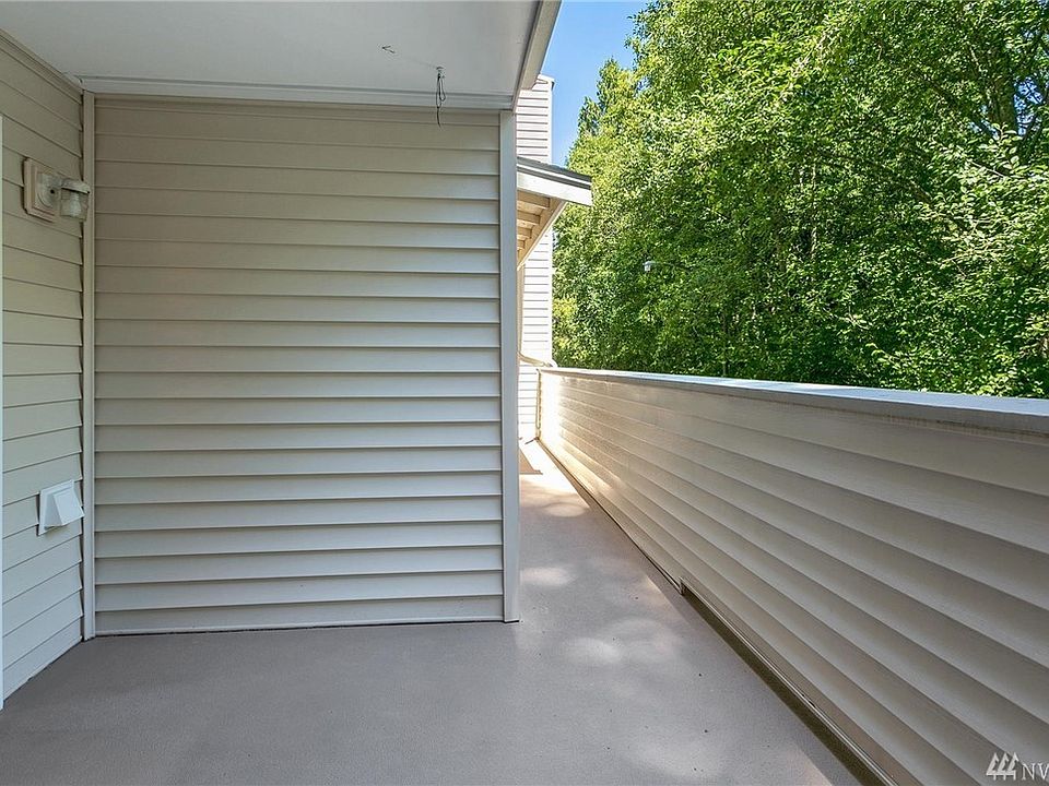 Room for storage or a nice patio set.