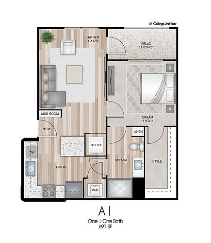 Floor plan A1