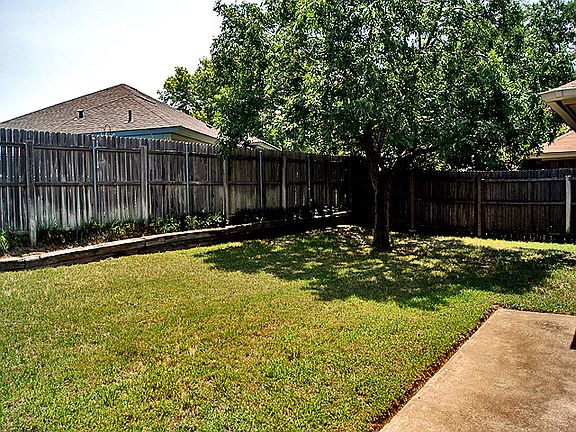 Fenced Back yard
