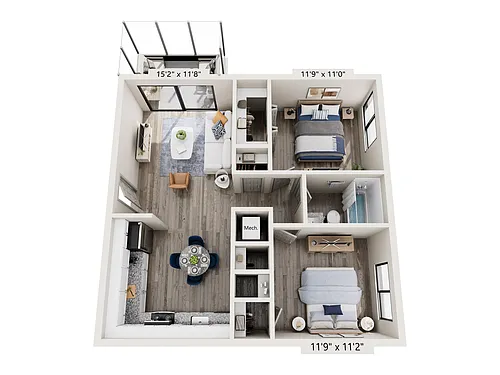 Floor plan B1