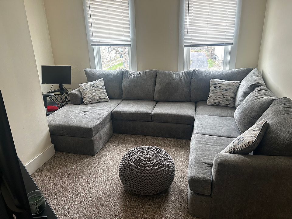 Living room (couch not included will have different couch)
