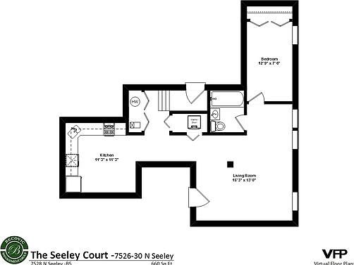2nd image of 7528 N Seeley Ave APT B5