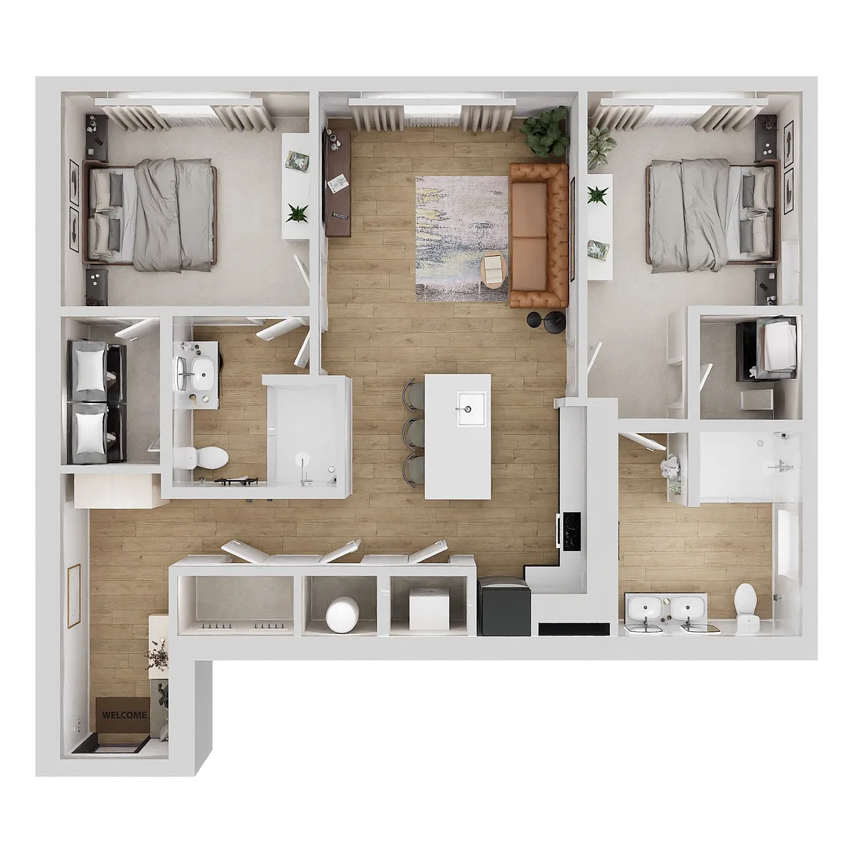 Floor plan B3
