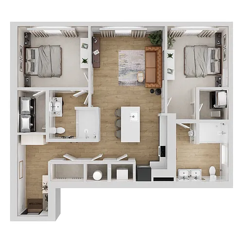 Floor plan B3