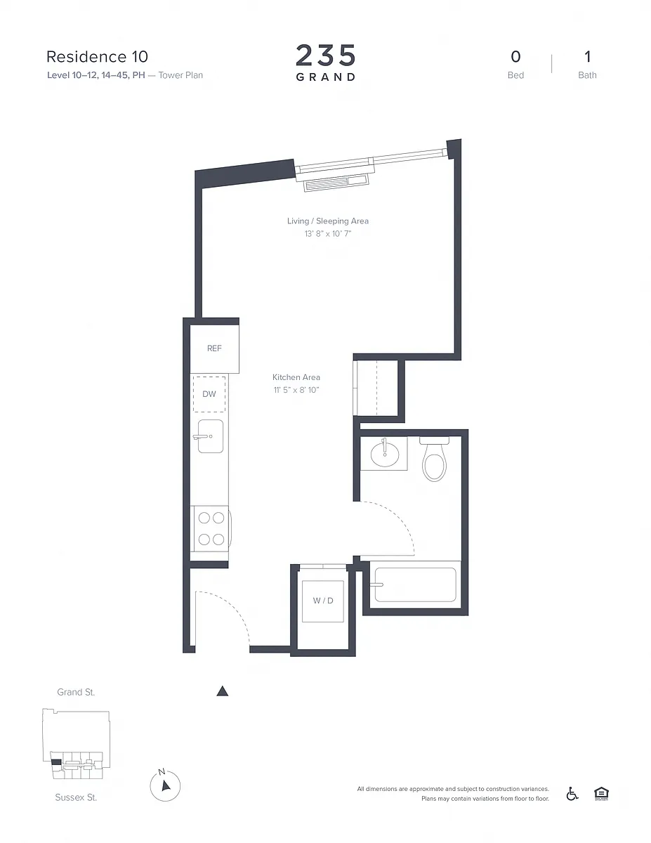 Floor plan Studio