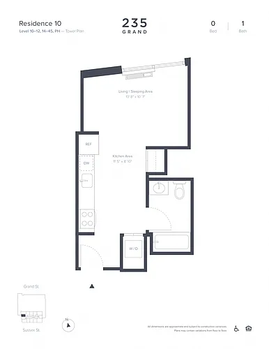 Floor plan Studio