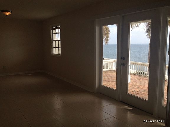 french doors opening to...