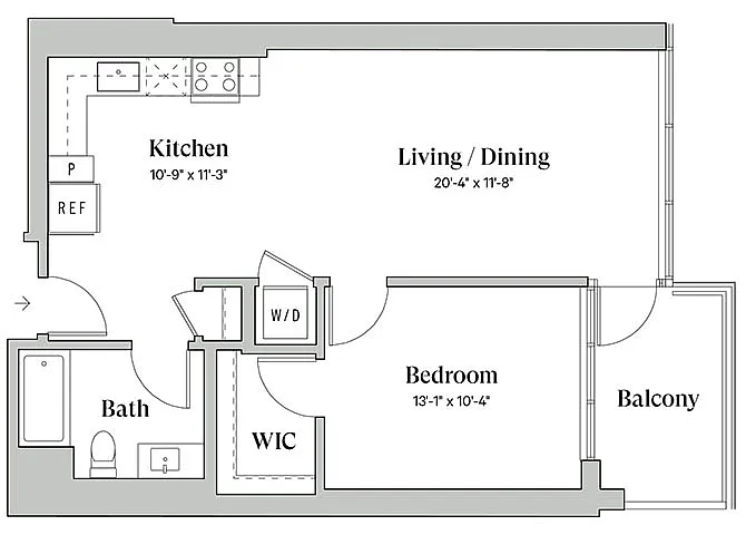 Floor plan B3