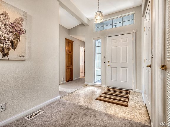 Entryway is open and bright