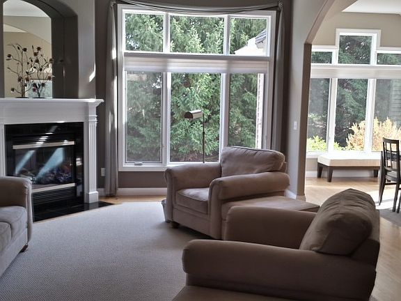 Great room with sunroom