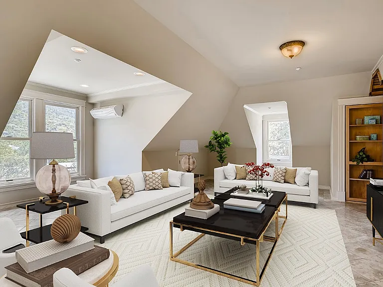 furnished living room from other angle