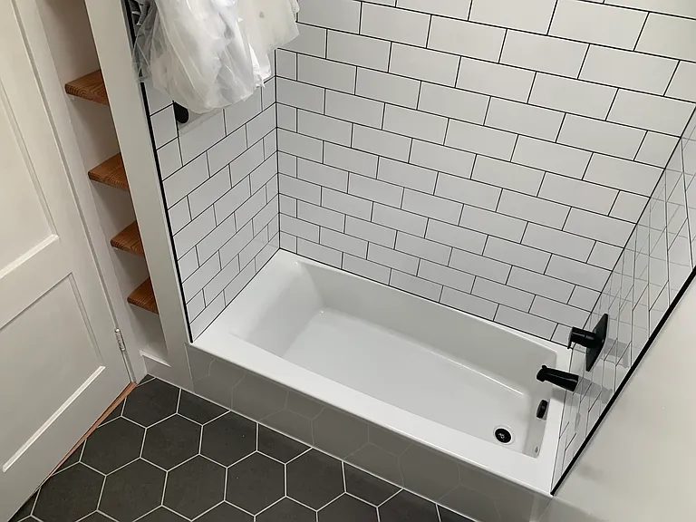 Newly remodeled bathroom