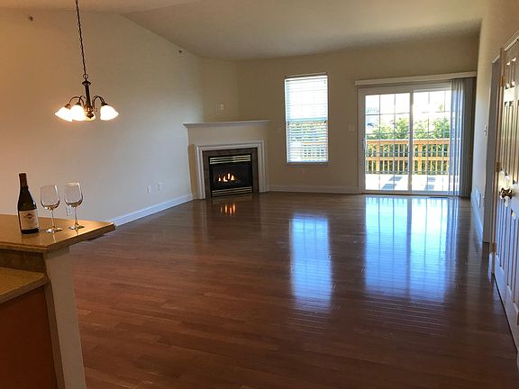 First floor & shiny hardwood floors