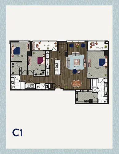 Floor plan C1