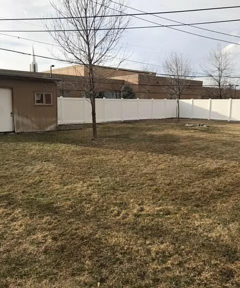 Large backyard