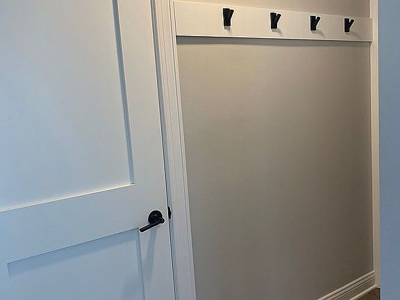 Garage entrance to kitchen